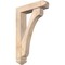 Ekena Millwork Legacy Arts and Crafts Smooth Bracket w/ Offset Brace, Douglas Fir, 5 1/2"W x 22"D x 34"H BKT0604X22X34LEC03SDF - alternate 1